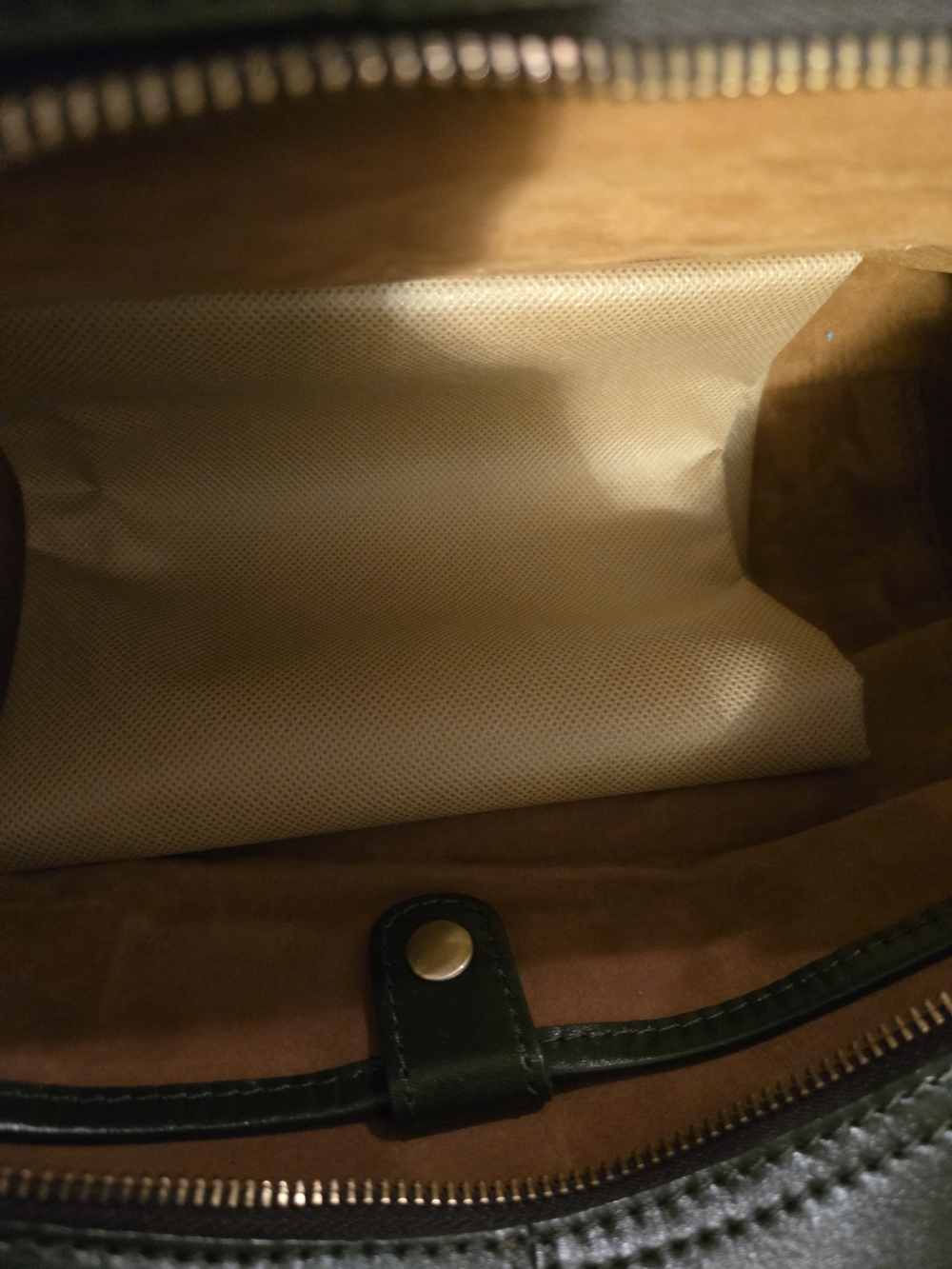 Patricia Nash Olive Green Suede Studded Satchel.  "Like New With Tags" - Picture 9 of 9